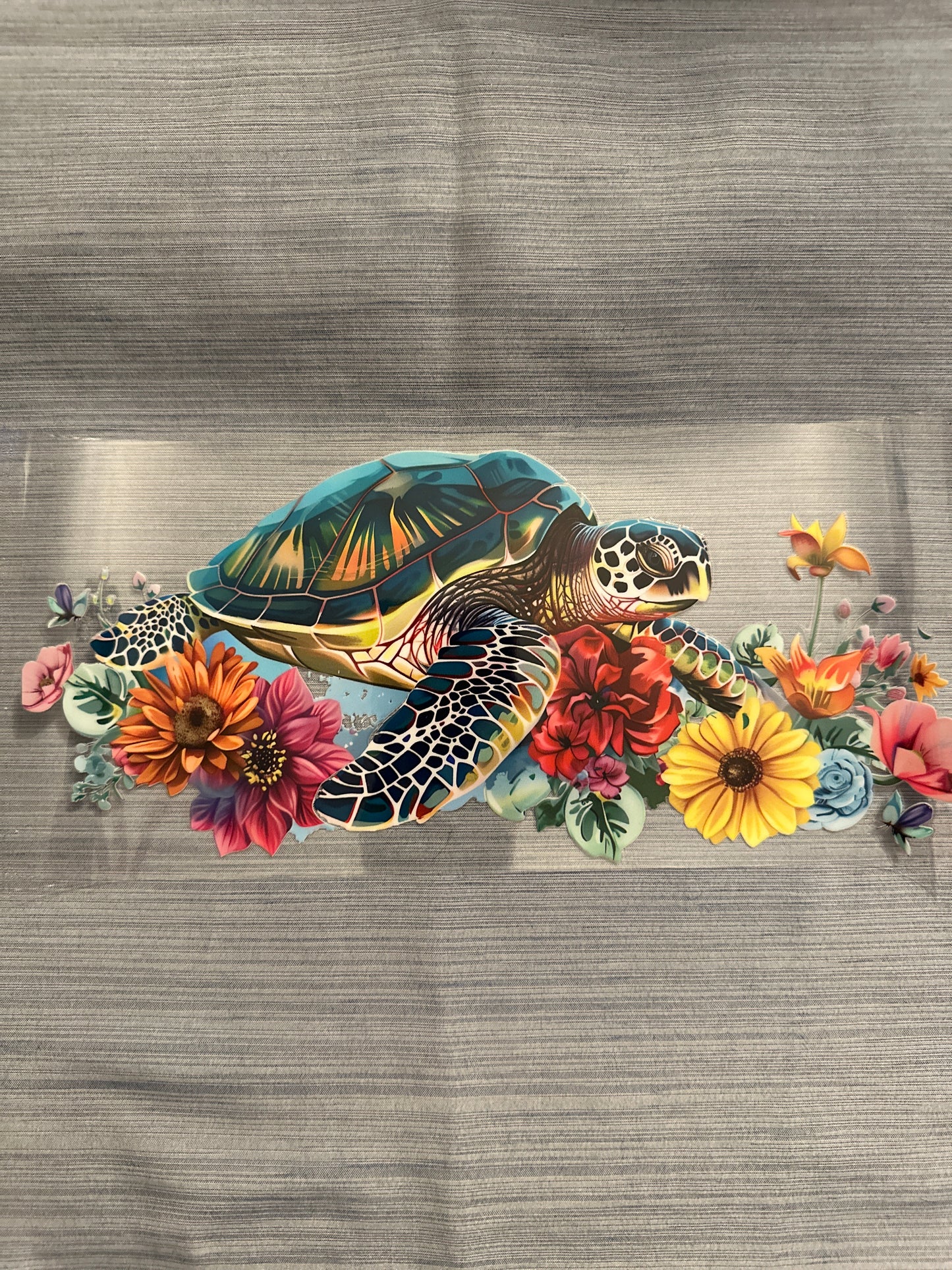 Mini Floral Turtle