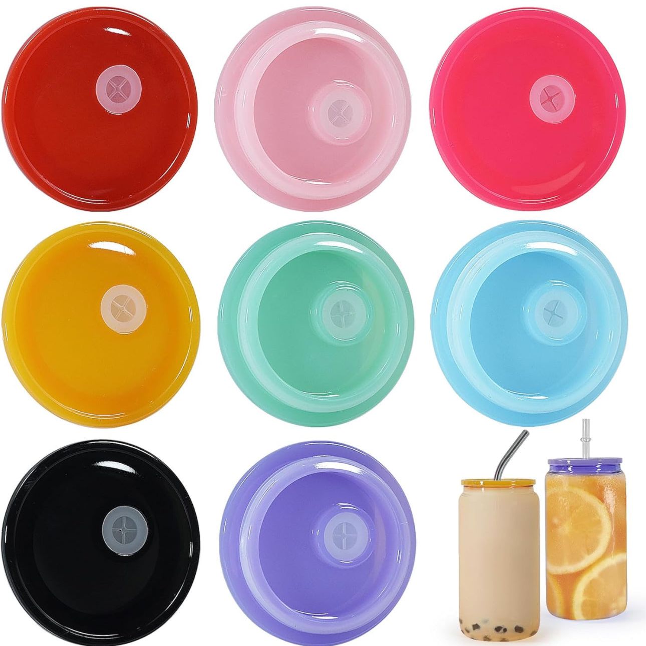 Plastic Colored Lids