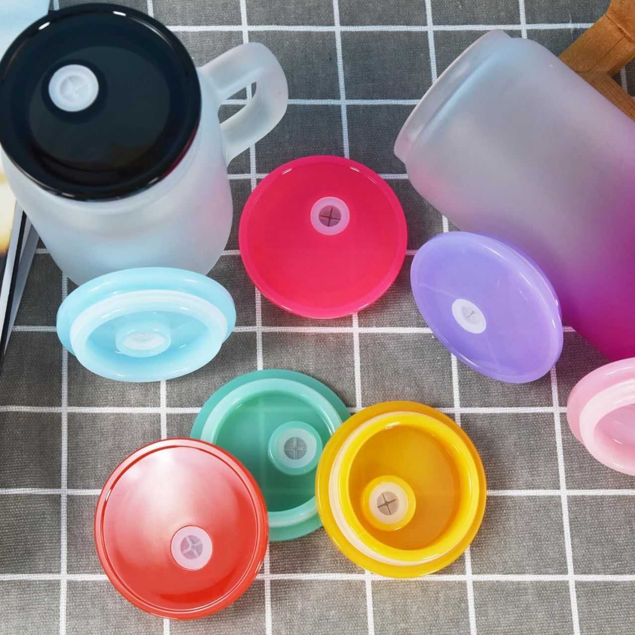 Plastic Colored Lids