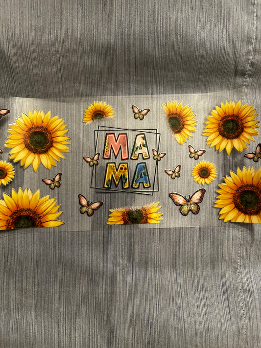 Sunflowers and Butterflies Mama