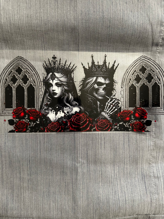 Queen and King Darn Knight Red Roses